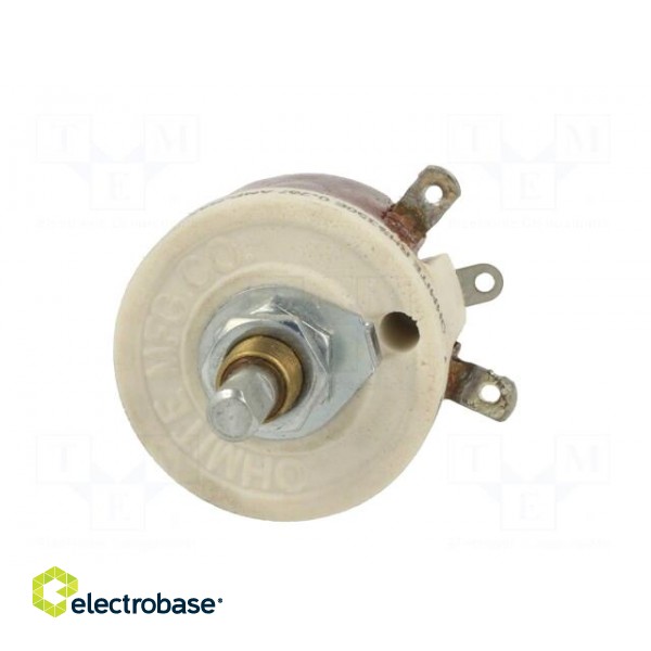 Potentiometer: shaft | 350Ω | 25W | 6.35mm | Shaft: smooth | wirewound image 9