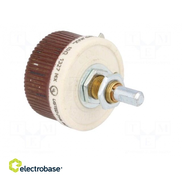 Potentiometer: shaft | single turn | 10Ω | 25W | 6.35mm | wirewound фото 8