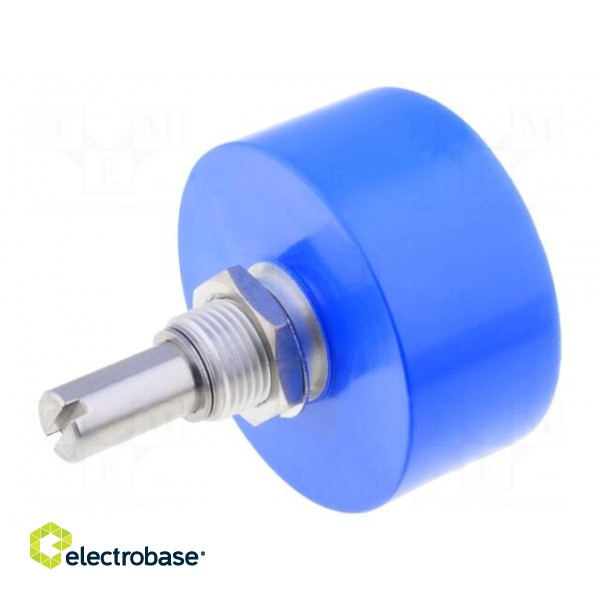 Potentiometer: shaft | single turn | 10kΩ | ±10% | 1.5W | linear | 6.35mm