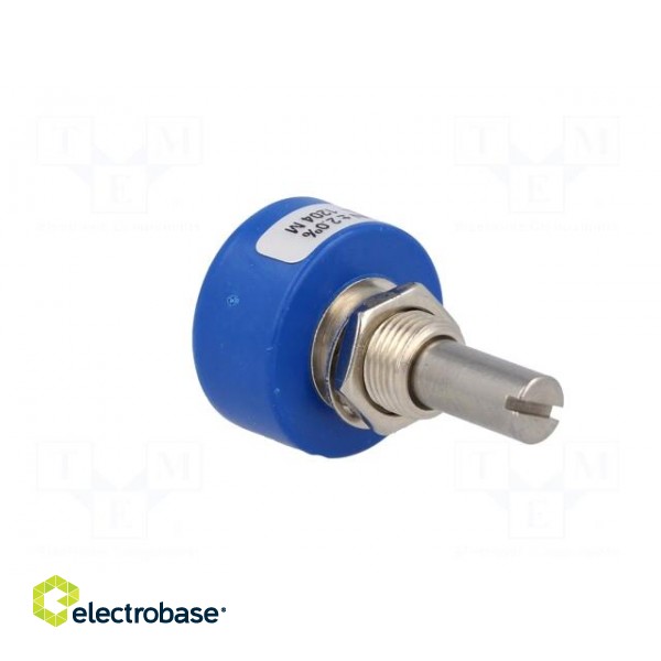 Potentiometer: shaft | single turn | 1kΩ | ±15% | 1W | linear | 6.35mm paveikslėlis 8