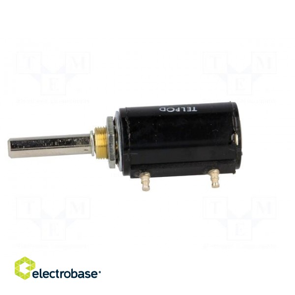 Potentiometer: shaft | multiturn | 10kΩ | 0.75W | ±5% | 6mm | wirewound paveikslėlis 3