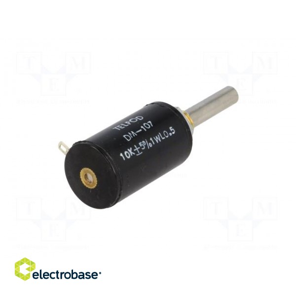 Potentiometer: shaft | multiturn | 10kΩ | 0.75W | ±5% | 6mm | wirewound paveikslėlis 6