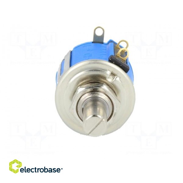 Potentiometer: shaft | multiturn | 10kΩ | 2W | ±10% | 6.35mm | linear paveikslėlis 9