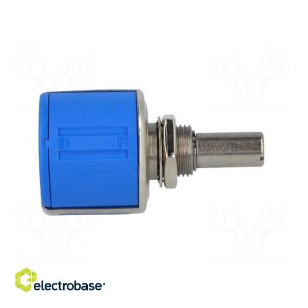 Potentiometer: shaft | multiturn | 10kΩ | 2W | ±5% | 6.35mm | linear | IP40 image 7