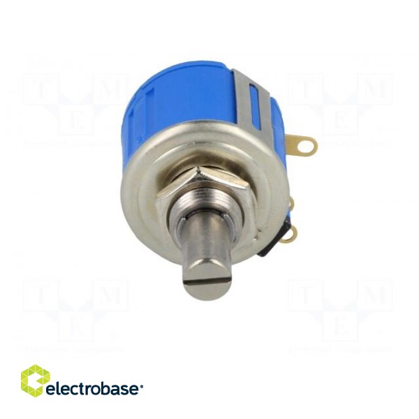 Potentiometer: shaft | multiturn | 10kΩ | 2W | ±5% | 6.35mm | linear | IP40 paveikslėlis 9