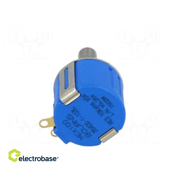 Potentiometer: shaft | multiturn | 10kΩ | 2W | ±5% | 6.35mm | linear | IP40 image 5