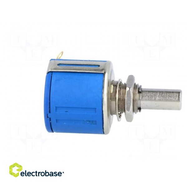 Potentiometer: shaft | multiturn | 2kΩ | 1W | ±5% | 6.35mm | linear | IP40 фото 7