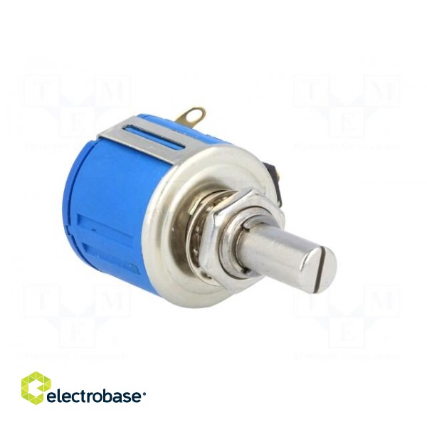 Potentiometer: shaft | multiturn | 2kΩ | 1W | ±5% | 6.35mm | linear | IP40 фото 8