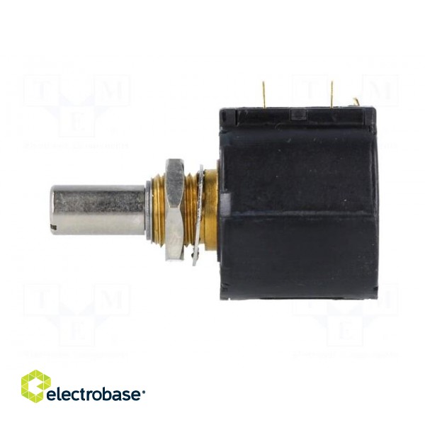 Potentiometer: shaft | multiturn | 5kΩ | 1.5W | ±3% | 6.35mm | linear image 3