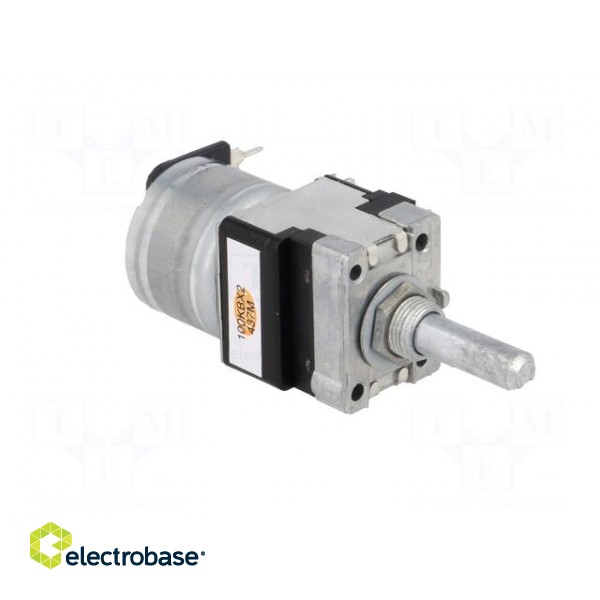 Potentiometer: shaft | 50mW | 100kΩ | ±20% | 300° | for PCB | linear image 8