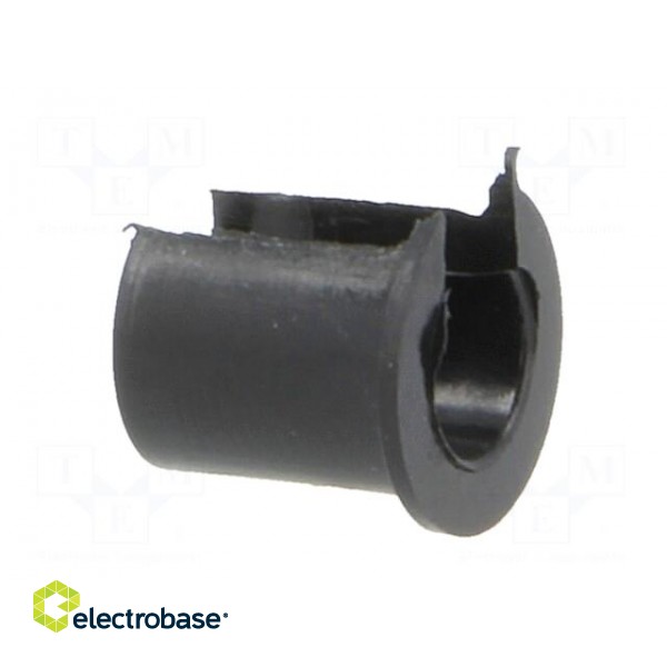 Adapter | thermoplastic | Øshaft: 4mm | black | Shaft: smooth paveikslėlis 4