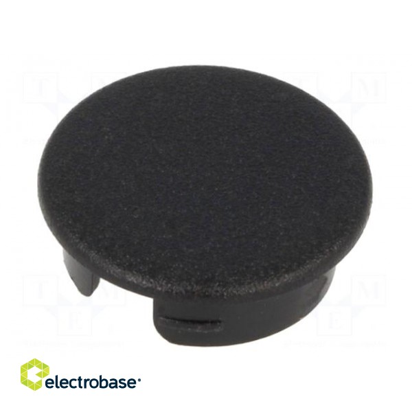 Cap | ABS | black | push-in | Application: A2513,A2613 | Shape: round