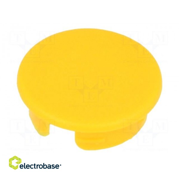 Cap | ABS | yellow | push-in | round | A2516,A2616