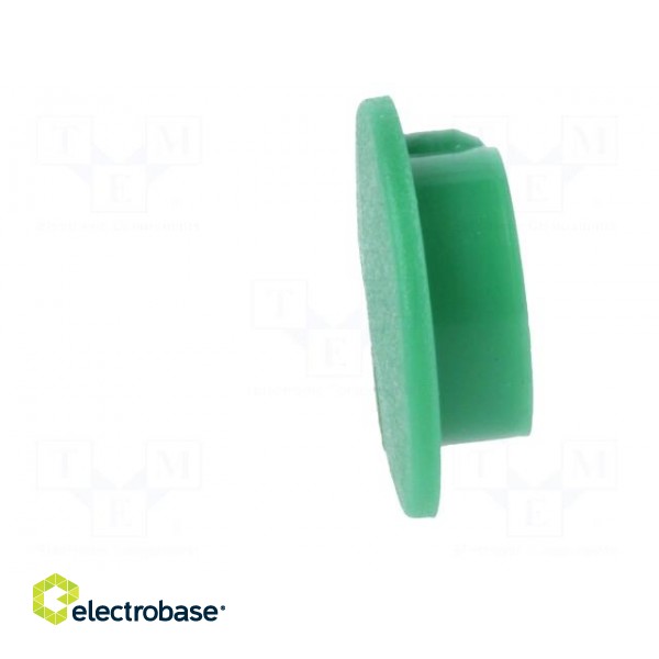 Cap | plastic | push-in | green | K21 paveikslėlis 3