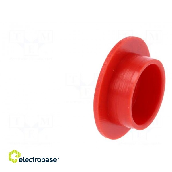 Cap | plastic | push-in | red | Application: K21 paveikslėlis 4
