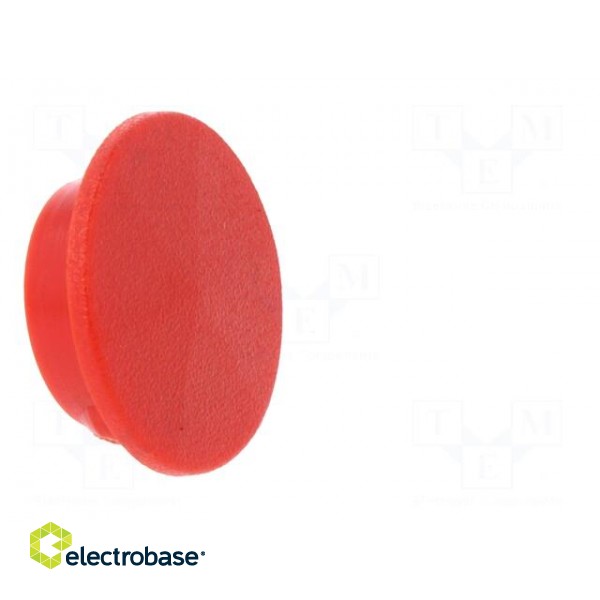 Cap | plastic | push-in | red | Application: K21 paveikslėlis 8