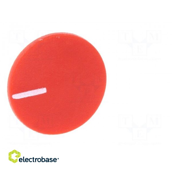Cap | plastic | push-in | red | Application: K21 paveikslėlis 9