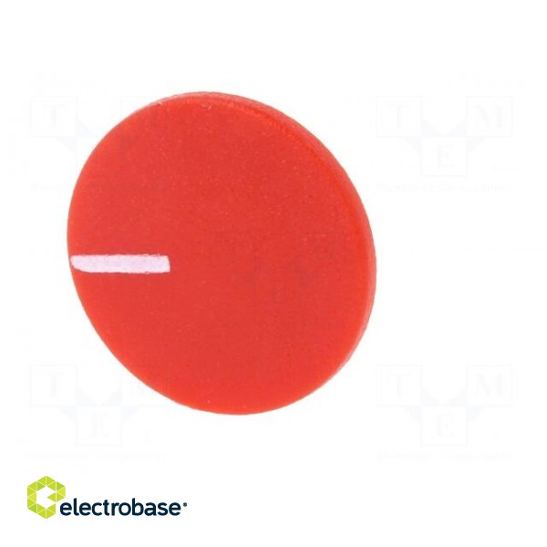Cap | plastic | push-in | red | Application: K21 paveikslėlis 2