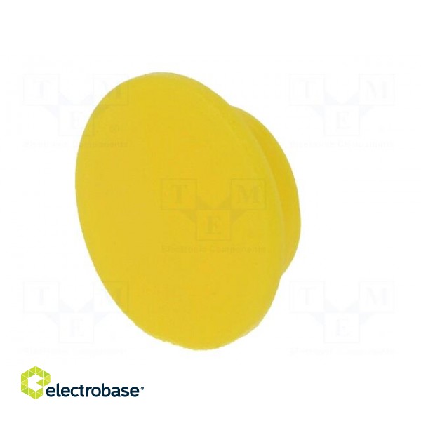 Cap | plastic | push-in | yellow | K21 paveikslėlis 2