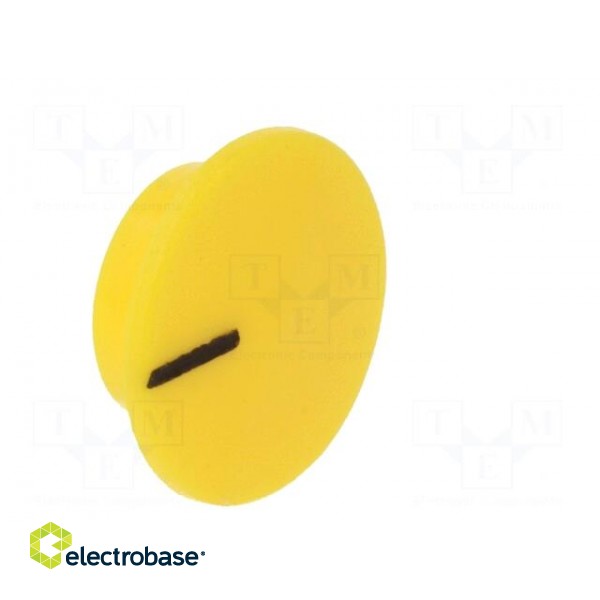 Cap | plastic | push-in | yellow | Application: K21 paveikslėlis 8