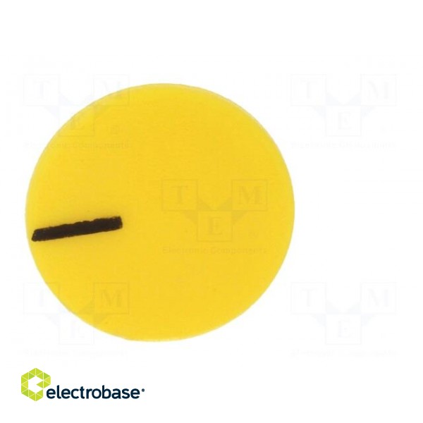 Cap | plastic | push-in | yellow | Application: K21 paveikslėlis 9