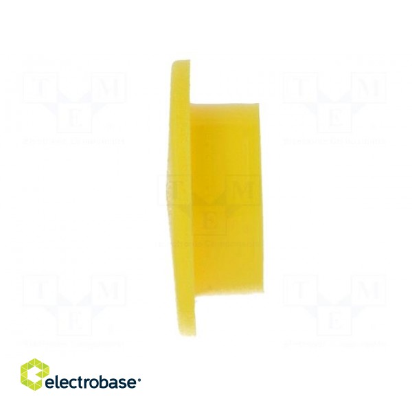 Cap | plastic | push-in | yellow | K21 paveikslėlis 3