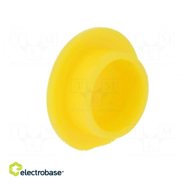 Cap | plastic | push-in | yellow | K21 фото 4