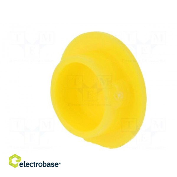 Cap | plastic | push-in | yellow | K21 paveikslėlis 6