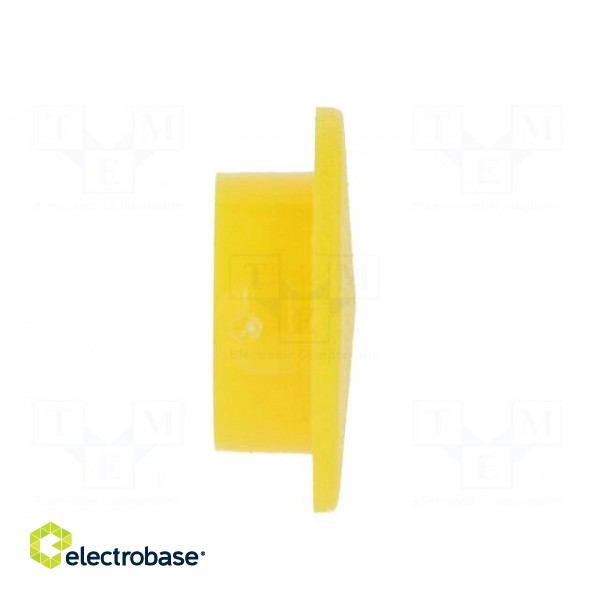 Cap | plastic | push-in | yellow | K21 paveikslėlis 7