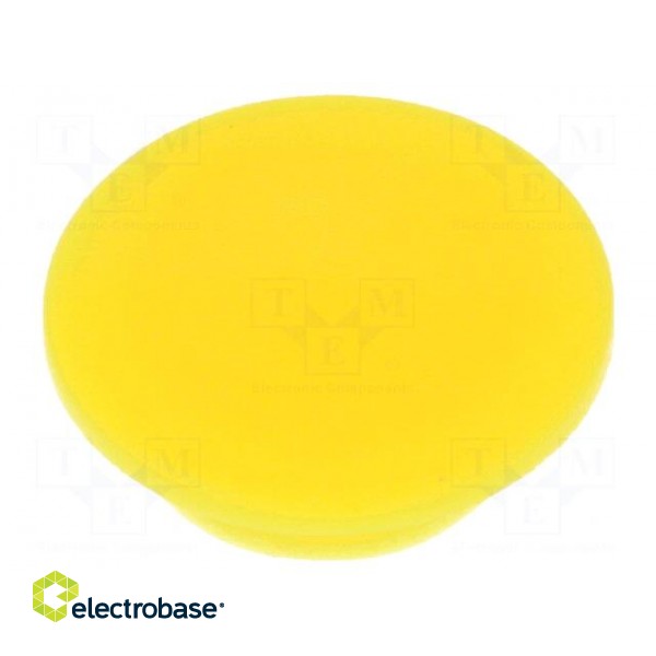 Cap | plastic | push-in | yellow | K21 paveikslėlis 1