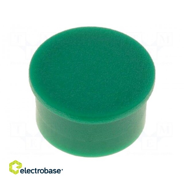 Cap | thermoplastic | push-in | green