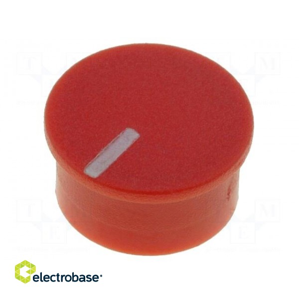 Cap | thermoplastic | push-in | Pointer: white | red