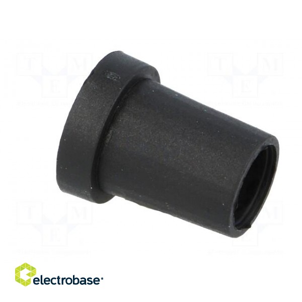 Knob | conical | thermoplastic | Øshaft: 6.35mm | Ø14x18mm | black image 4