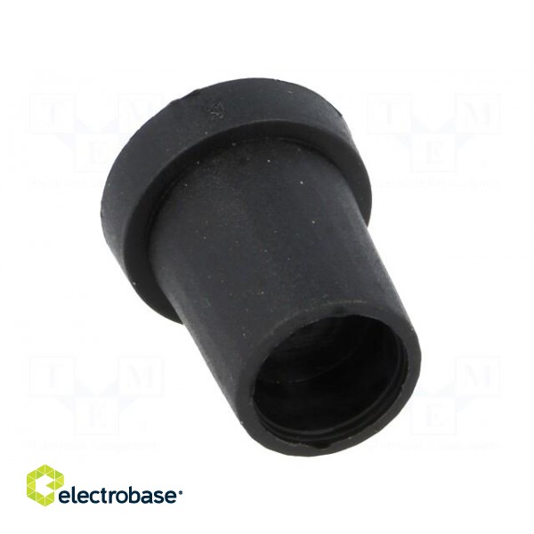 Knob | conical | thermoplastic | Øshaft: 6.35mm | Ø14x18mm | black image 5