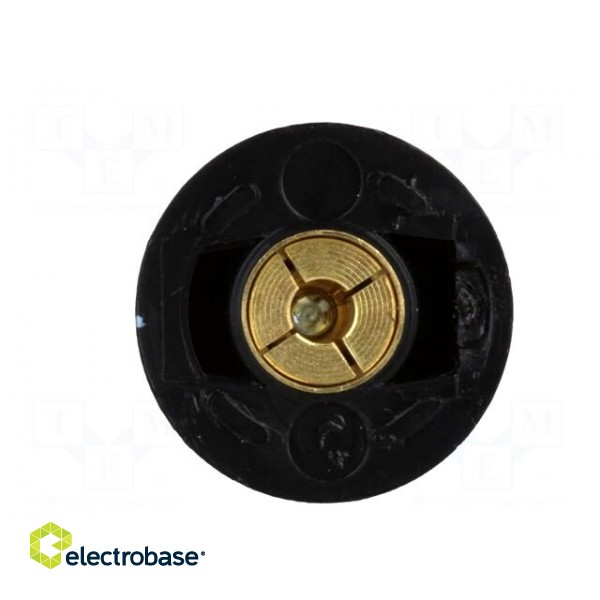 Knob | with pointer | ABS | Øshaft: 3mm | Ø16x16mm | black | Shaft: smooth image 5