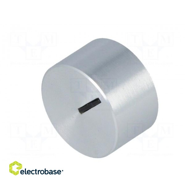 Knob | with pointer | aluminium,plastic | Øshaft: 6mm | Ø12x7.1mm paveikslėlis 2
