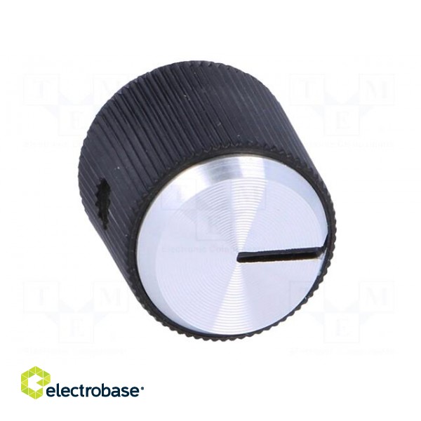 Knob | with pointer | aluminium,thermoplastic | Øshaft: 4mm | black image 9
