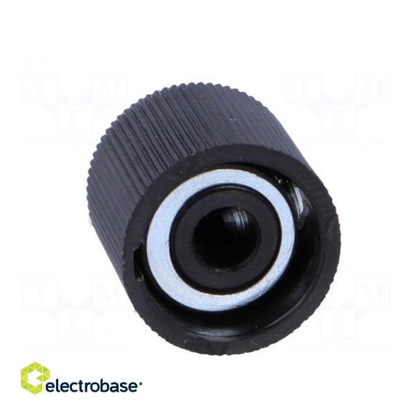 Knob | with pointer | aluminium,thermoplastic | Øshaft: 4mm | black image 5