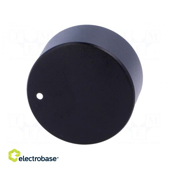 Knob | with pointer | aluminium,thermoplastic | Øshaft: 6mm | black paveikslėlis 9