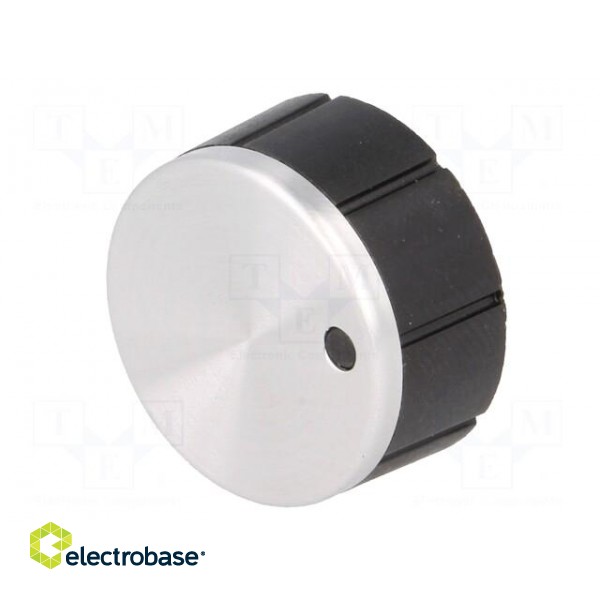 Knob | with pointer | aluminium,thermoplastic | Øshaft: 6mm | black image 2