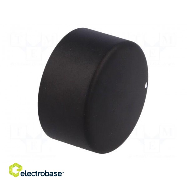 Knob | with pointer | aluminium,thermoplastic | Øshaft: 6mm | black image 8