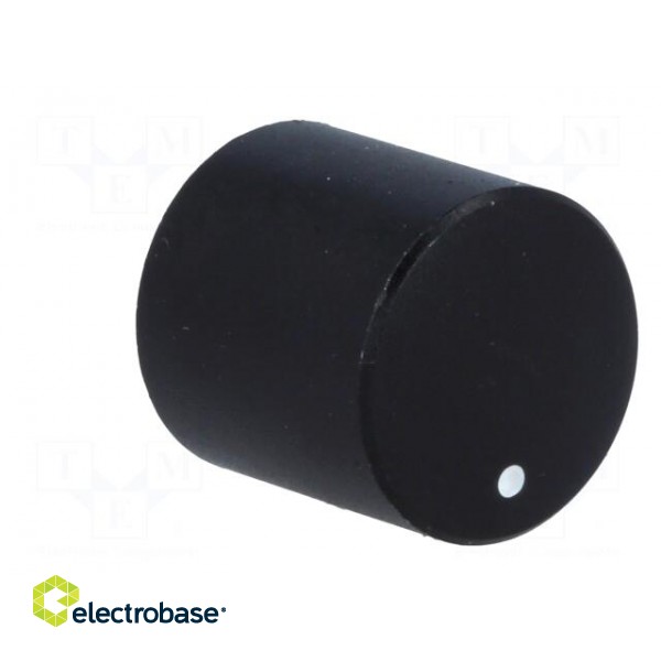 Knob | with pointer | aluminium,thermoplastic | Øshaft: 6mm | black image 8