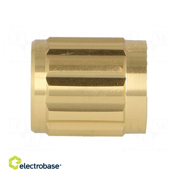 Knob | with pointer | aluminium,thermoplastic | Øshaft: 6mm | golden image 3