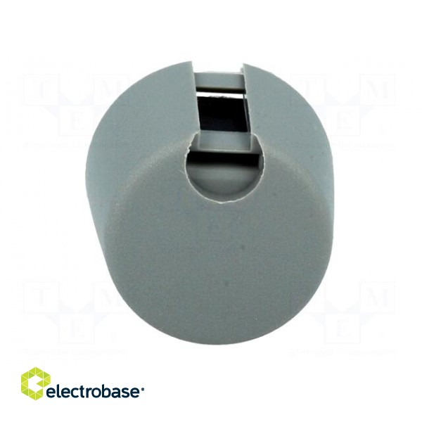 Knob | with pointer | plastic | Øshaft: 4mm | Ø20x16mm | grey image 9