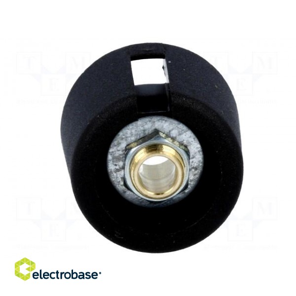 Knob | with pointer | polyamide | Øshaft: 6mm | Ø20x16mm | black image 9