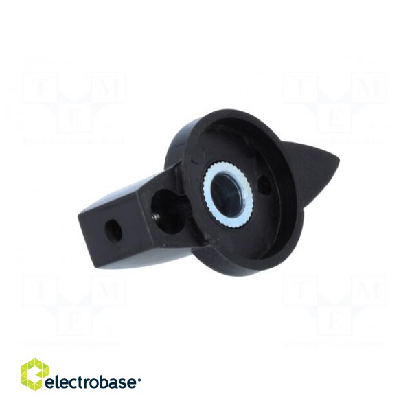 Knob | with pointer | thermoplastic | Øshaft: 6mm | Ø23x16mm | black image 6
