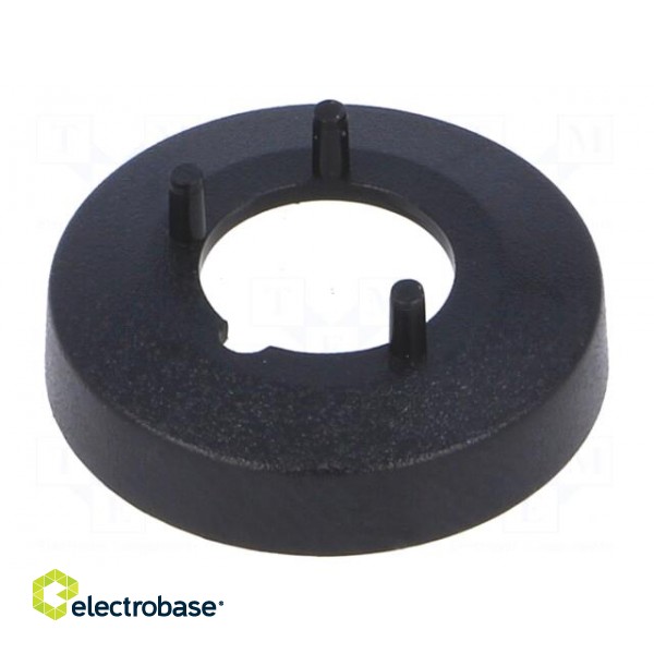Nut cover | ABS | black | push-in | Ø: 15.5mm | Application: A2510,A2610
