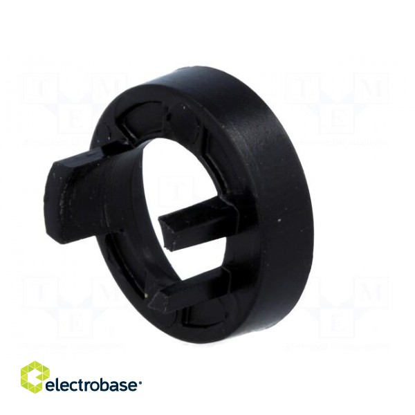 Nut cover | ABS | black | push-in | Ø: 16mm | Application: A2516,A2616 image 2