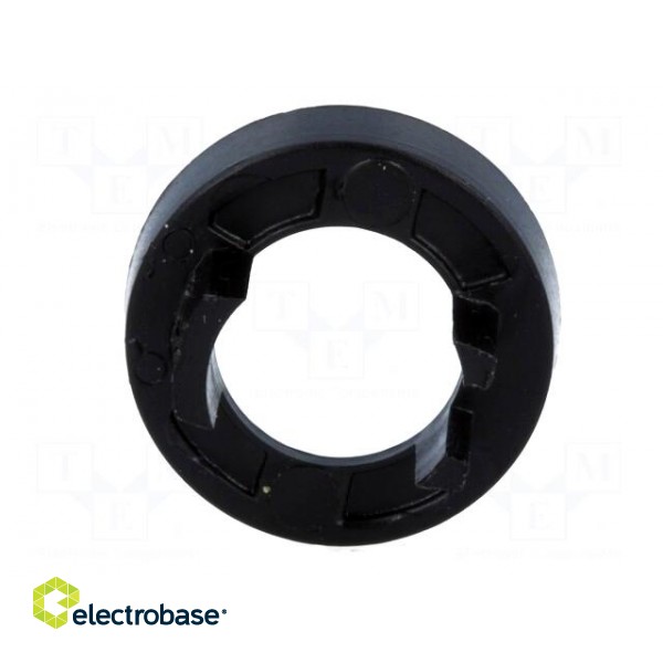 Nut cover | ABS | black | push-in | Ø: 16mm | Application: A2516,A2616 paveikslėlis 9