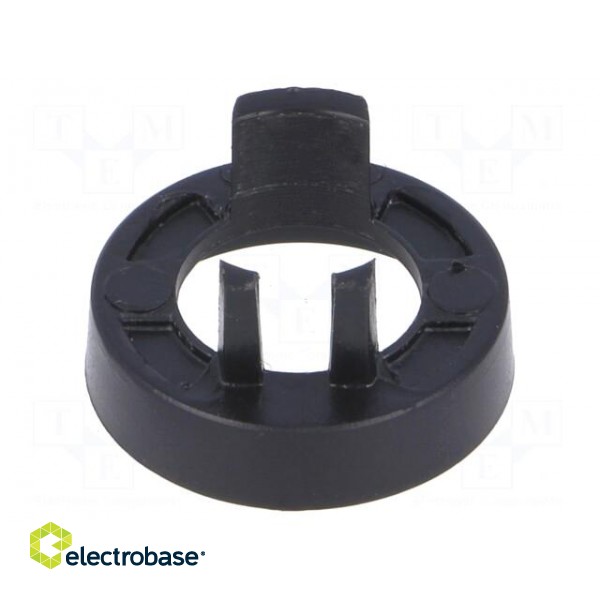 Nut cover | ABS | black | push-in | Ø: 16mm | Application: A2516,A2616 image 1